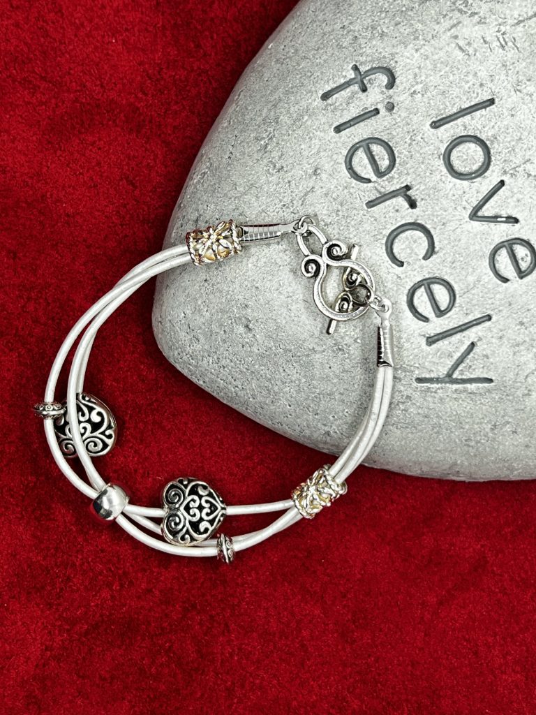 Faux Hearts Bracelet